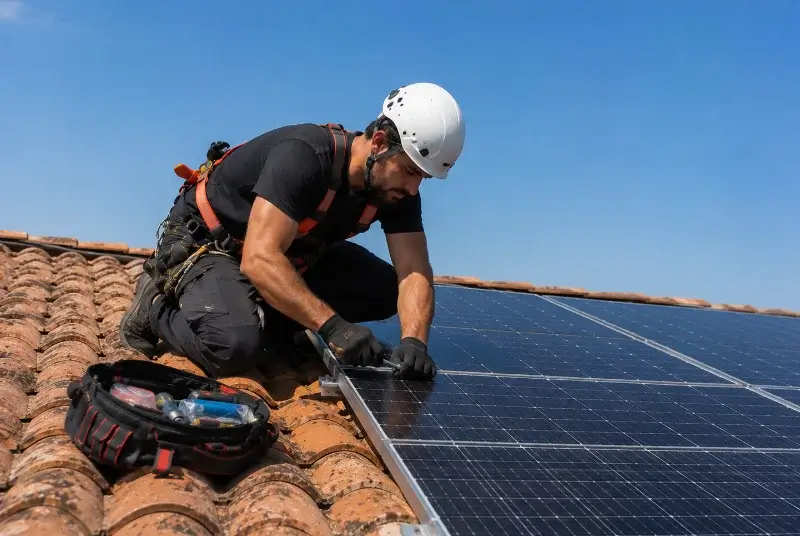 Maintenance et monitoring de panneaux solaires à Lanton