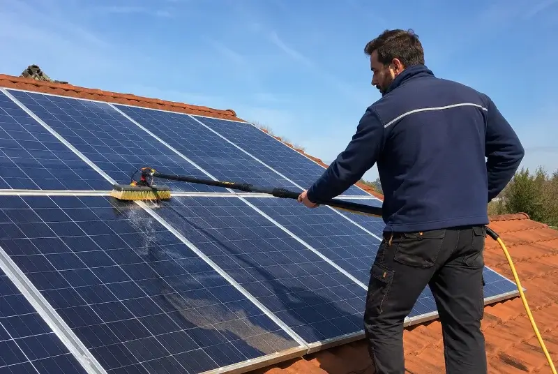 Nettoyage et entretien de panneaux solaires à Lanton